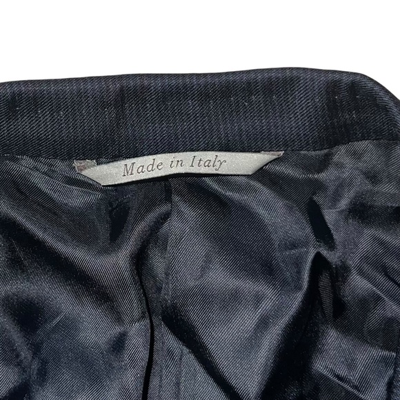 Canali Holt Renfrew Blazer Sports Coat Jacket Men 40L Blue Stripes Wool 13280/31 - Picture 5 of 11